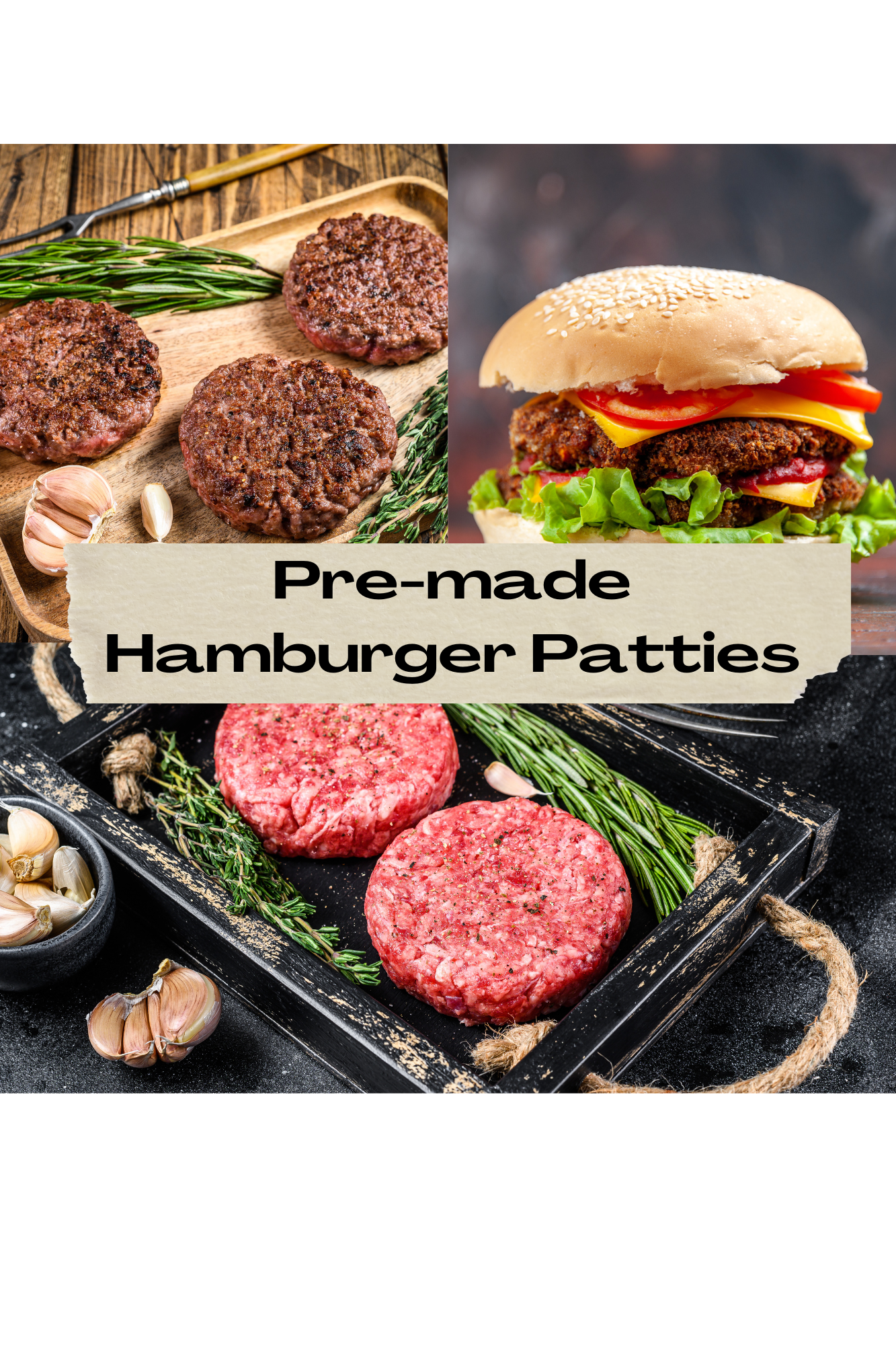 Pre-made Hamburger Patties
